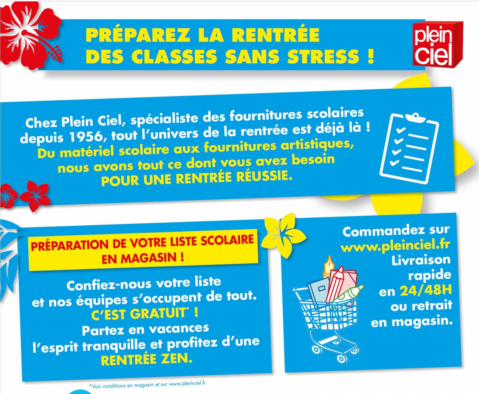 Préparation Gratuite de votre Liste Scolaire 2024 chez Plein Ciel Aix-en-Provence